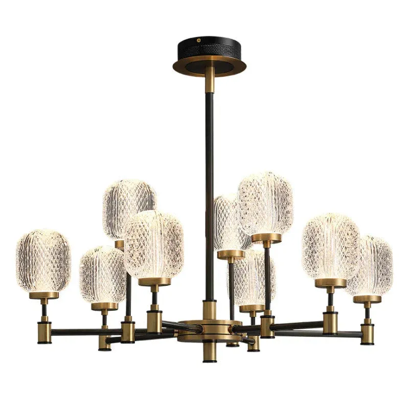 Copper Light Luxury Living Room Chandeliers Home Dining Room Lamps