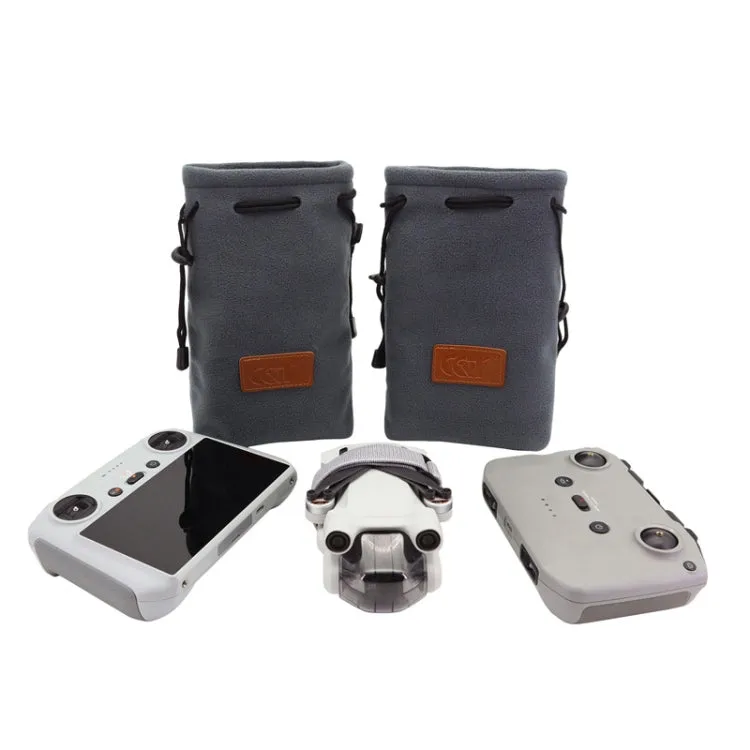 CQT Storage Bag Thick Flannel Bag For DJI Mini 3 Pro,Specification: 2 PCS Bag Paddle Tie Band