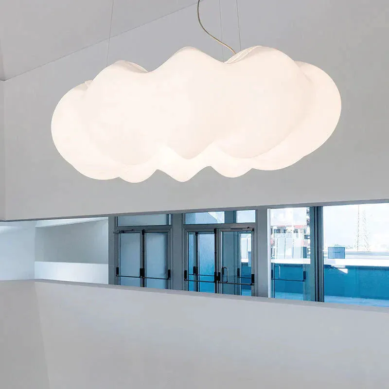 Creative Cloud Chandelier Nordic Simple Modern White Cloud Lamp