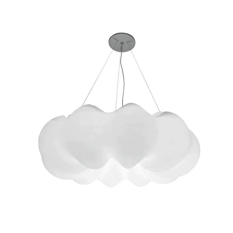 Creative Cloud Chandelier Nordic Simple Modern White Cloud Lamp