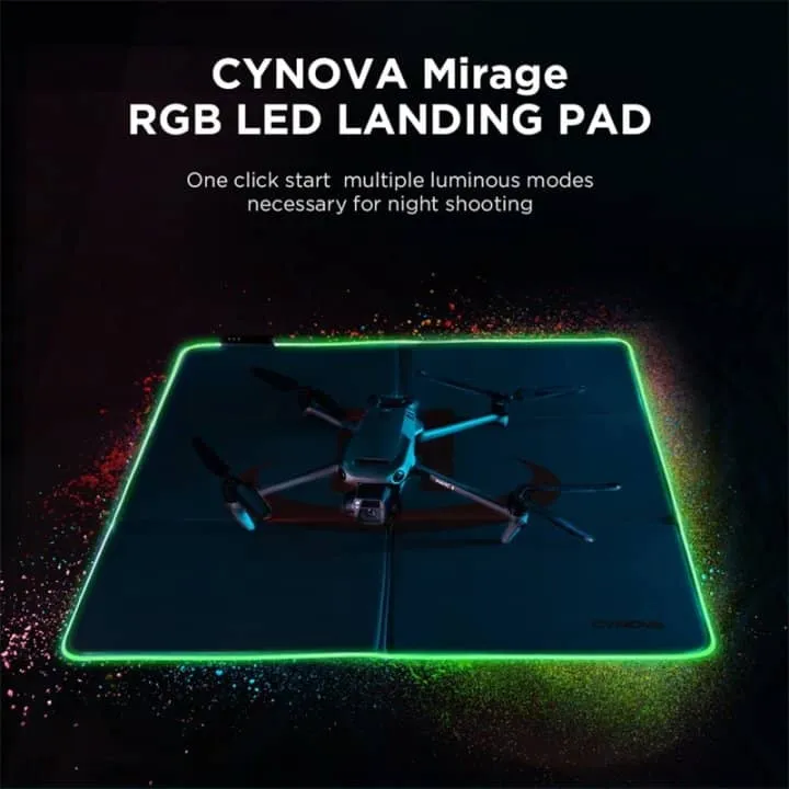 CYNOVA Universal Drone RGB Landing Pad 65*65cm (25.6*25.6")
