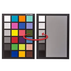 Datacolor Spyder Checkr 24 Double Sided Card Color Chart and Calibration Tool with 24 Color Targets for Digital Camera Photography and Studio Equipment | SCK200
