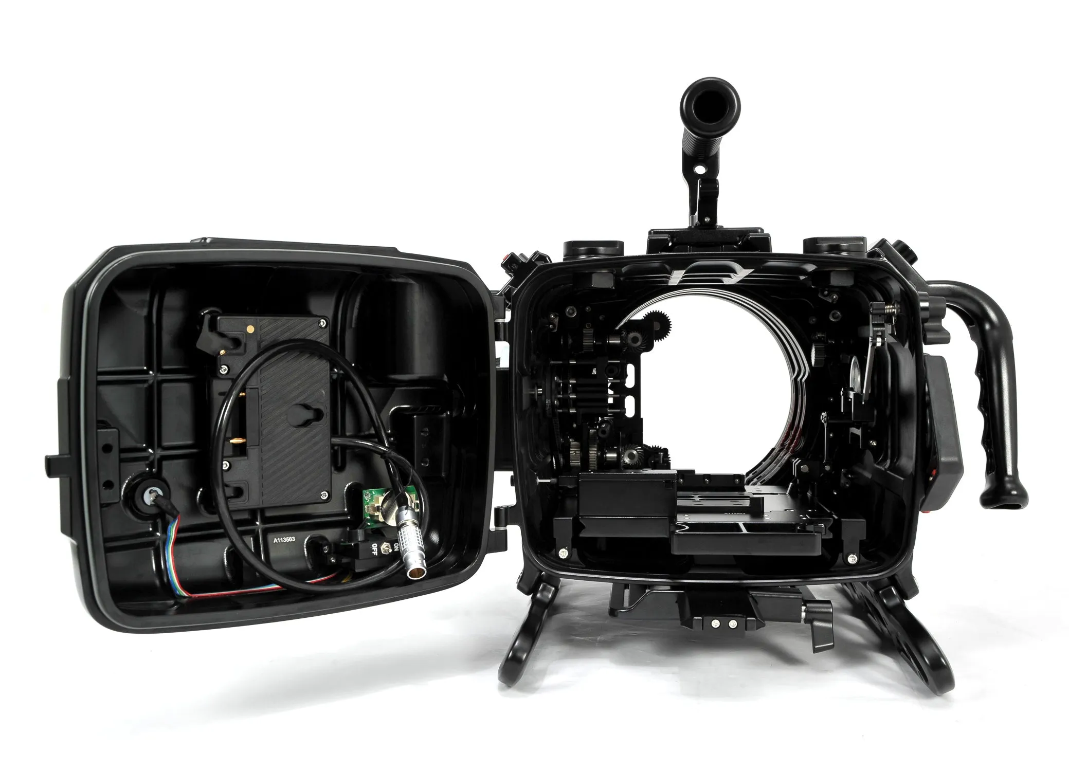 Digital Cinema System for ARRI ALEXA Mini Camera ~Includes N200 250mm Optical-Glass Wide-Angle Dome Port, N200 Extension Rings 30, 40 and 50, and Lens Control Drive Shafts