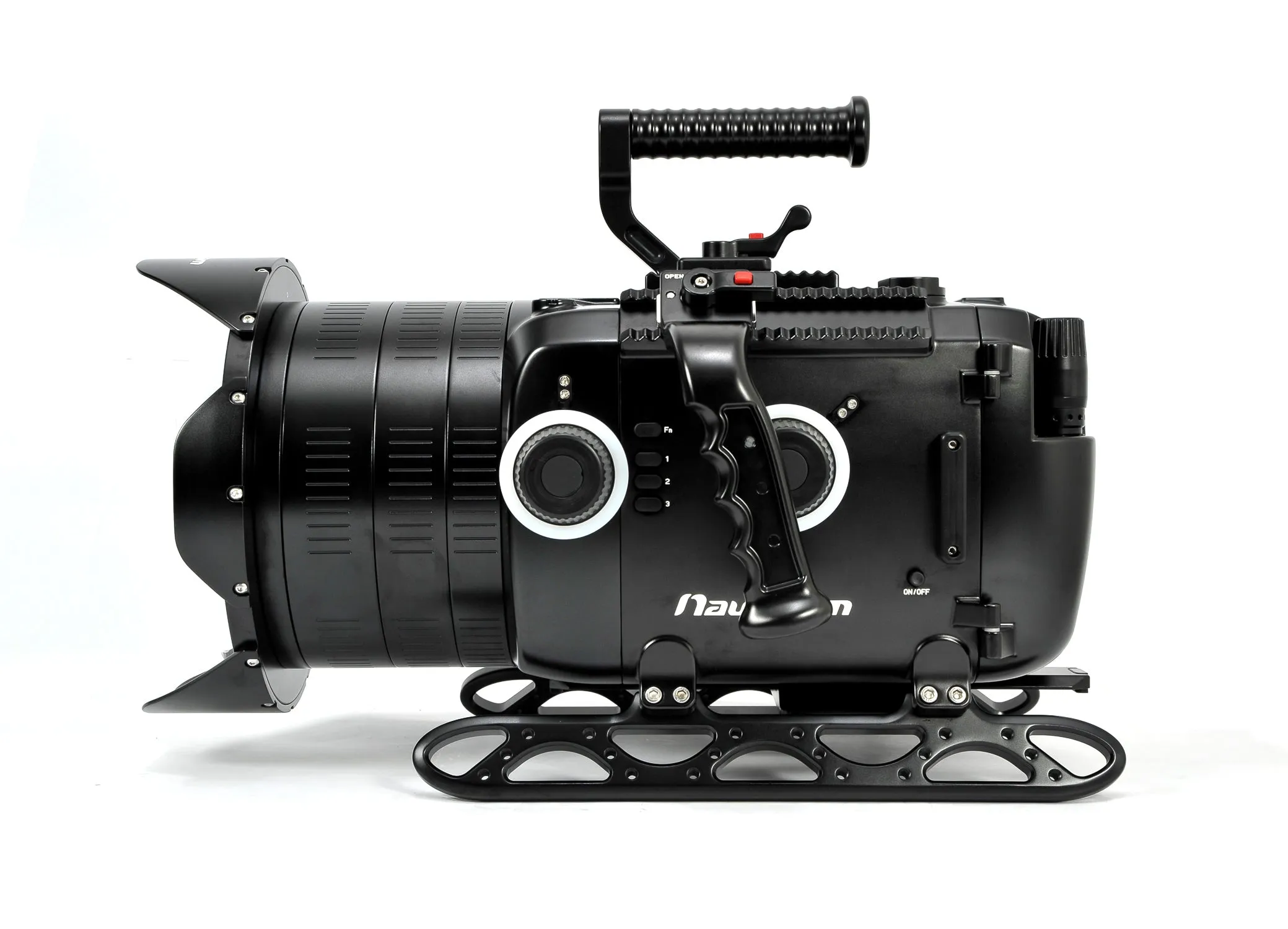 Digital Cinema System for ARRI ALEXA Mini Camera ~Includes N200 250mm Optical-Glass Wide-Angle Dome Port, N200 Extension Rings 30, 40 and 50, and Lens Control Drive Shafts