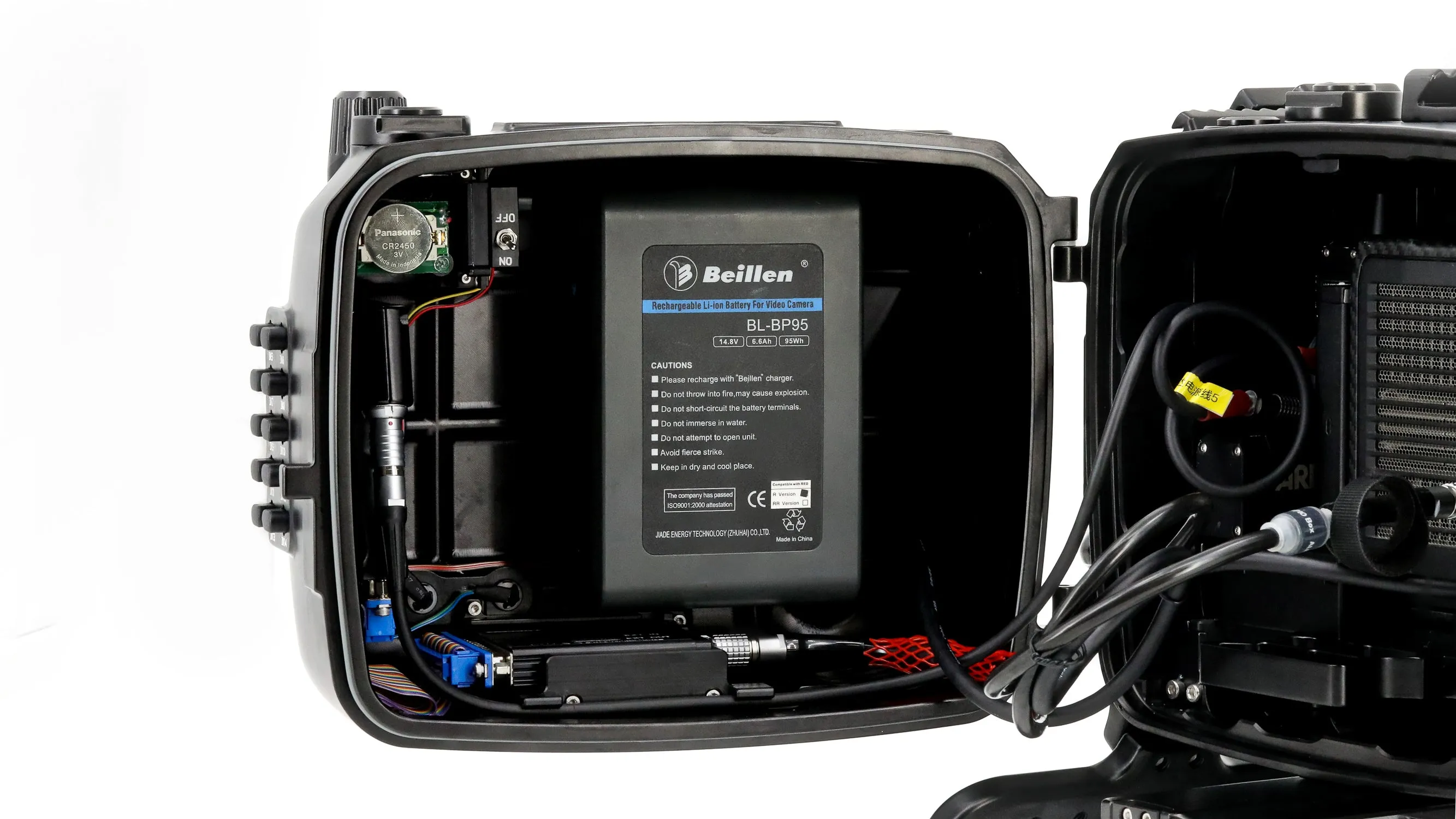 Digital Cinema System for ARRI ALEXA Mini/LF Camera ~Includes ARRI GPB-1, N200 250mm optical glass wide angle port, N200 extension rings 30/40/50 and lens control drive shafts