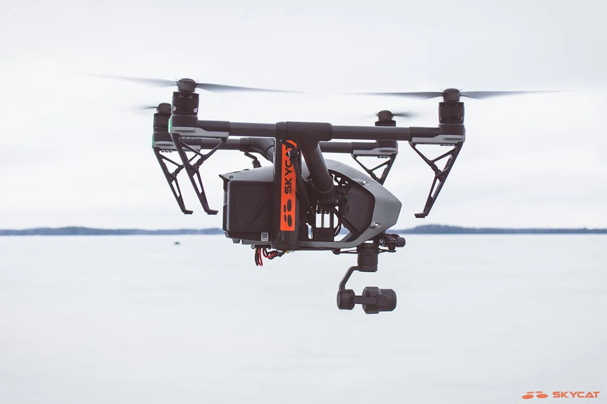 DJI Inspire 2 Drone Parachute with Sentinel Automatic Trigger - Special Order