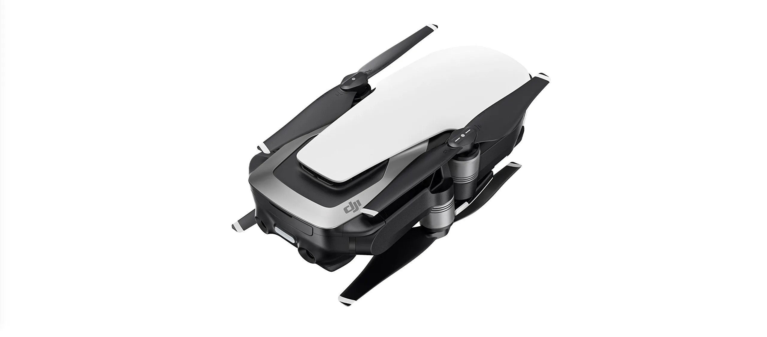 DJI Mavic Air Drone Fly More Combo - UK Version With UK PSU, 3-Axis Gimbal and 4K Camera, 21-Minute Flight Time, 32 MP Sphere Panoramas, Foldable and Portable, SmartCapture - Arctic White