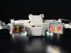 DJI Mavic Mini 3 Arm Mounted Strobe Light Kit w/ Strobes (set of two) - REAR FACING