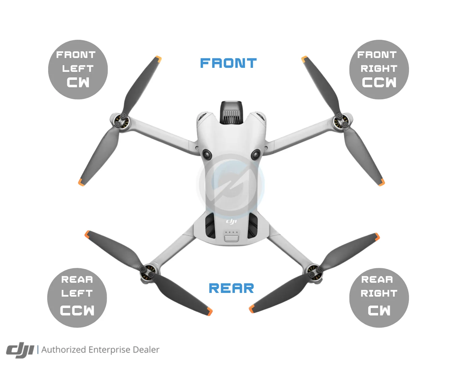 DJI Mini 2/SE Rear Right Aircraft Arm Module