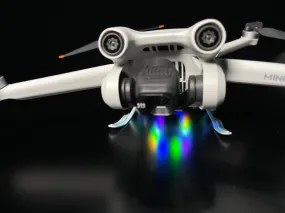DJI Mini 3 Pro LED Lights Landing Gear Foldable Extended Leg with Flash Night Flight Light