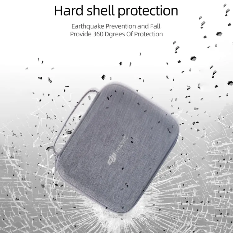 DJI Portable Waterproof Nylon Box Case Storage Bag for DJI Mini 2 Drone(Grey)