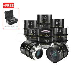 DZOFILM VESPID Prime Full Frame Cinema 8 Lens Set PL&EF interchangeable Mount