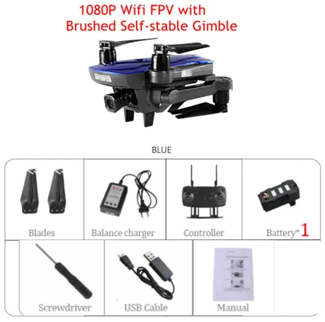 Eachine Foldable RC Drone CG033 Quadcopter  with Gimbal Camera (HD/1080p)