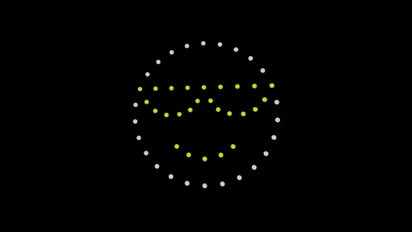 Emoji face with sunglasses animation - 50 drones