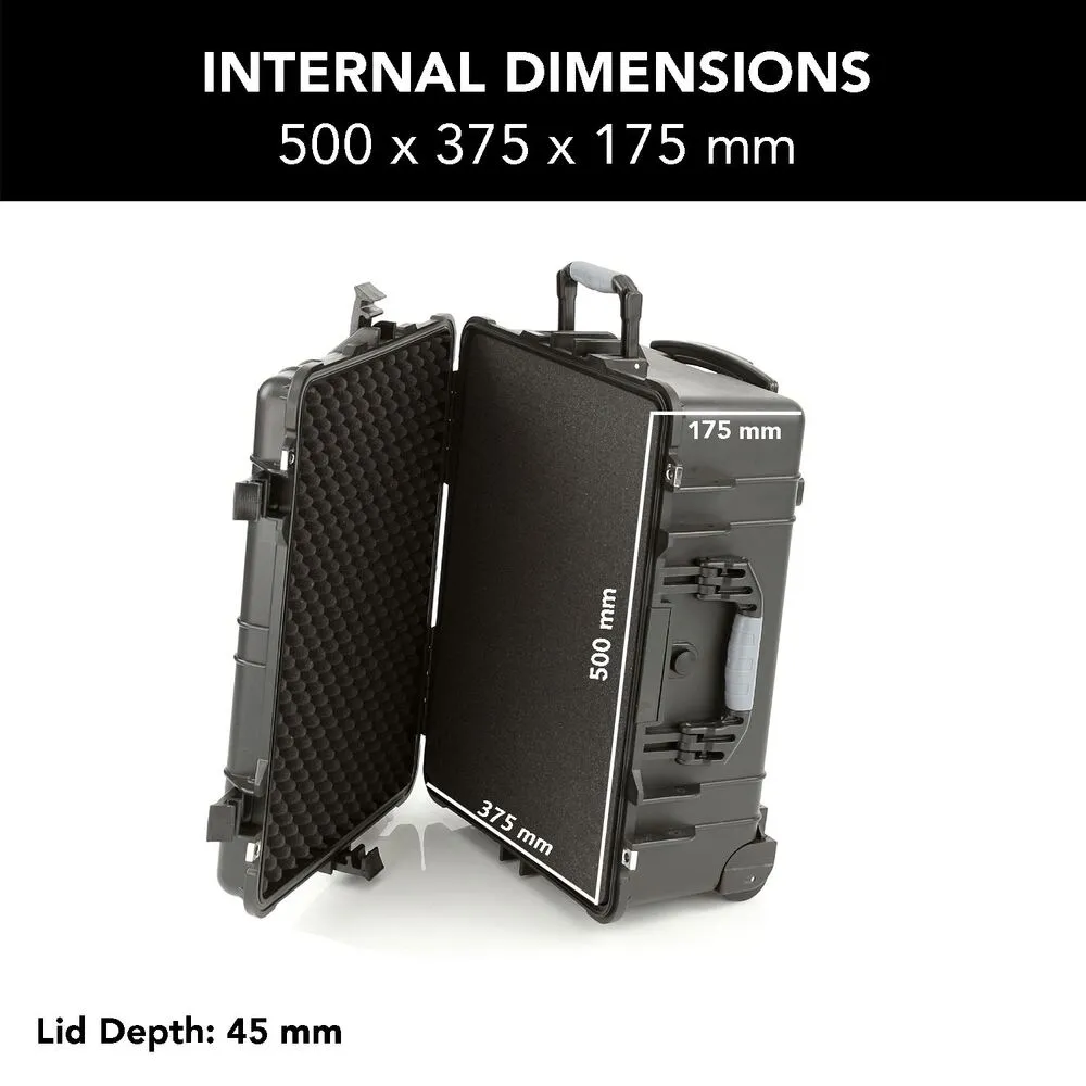 Evolution Gear HD Series Trolley Camera & Drone Hard Case 5520 - Black