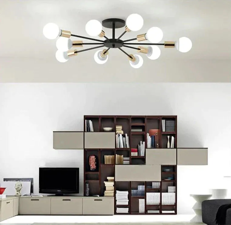 Fashion Modern Lamps LED Pendant Lights Indoor Lighting Gold Electropla Living Dining Room Bedroom Bar Shop Light Fixture