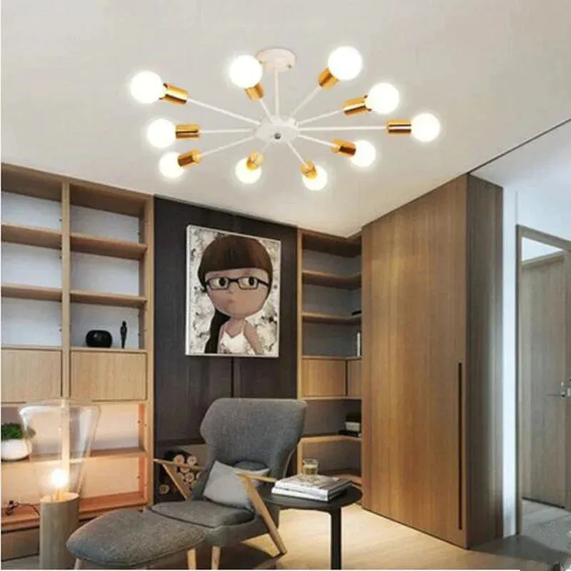 Fashion Modern Lamps LED Pendant Lights Indoor Lighting Gold Electropla Living Dining Room Bedroom Bar Shop Light Fixture