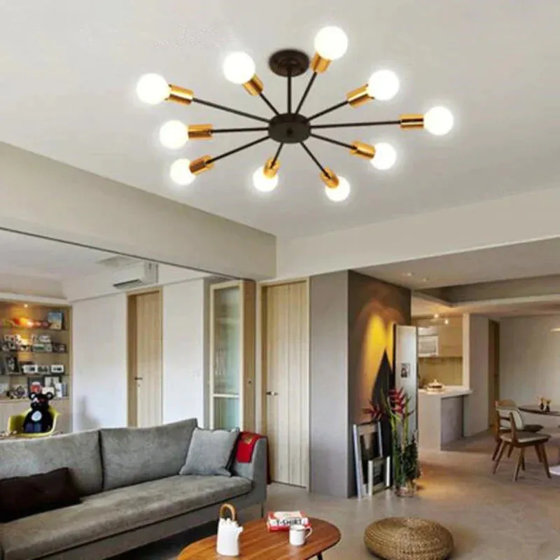 Fashion Modern Lamps LED Pendant Lights Indoor Lighting Gold Electropla Living Dining Room Bedroom Bar Shop Light Fixture