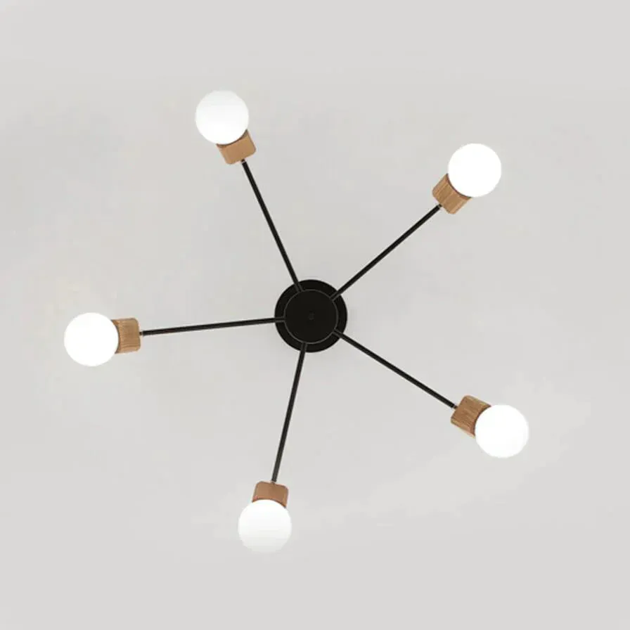 Fashion Modern Lamps LED Pendant Lights Indoor Lighting Wood Lamp Holder Living Dining Room Bedroom Bar Shop Light Fixture
