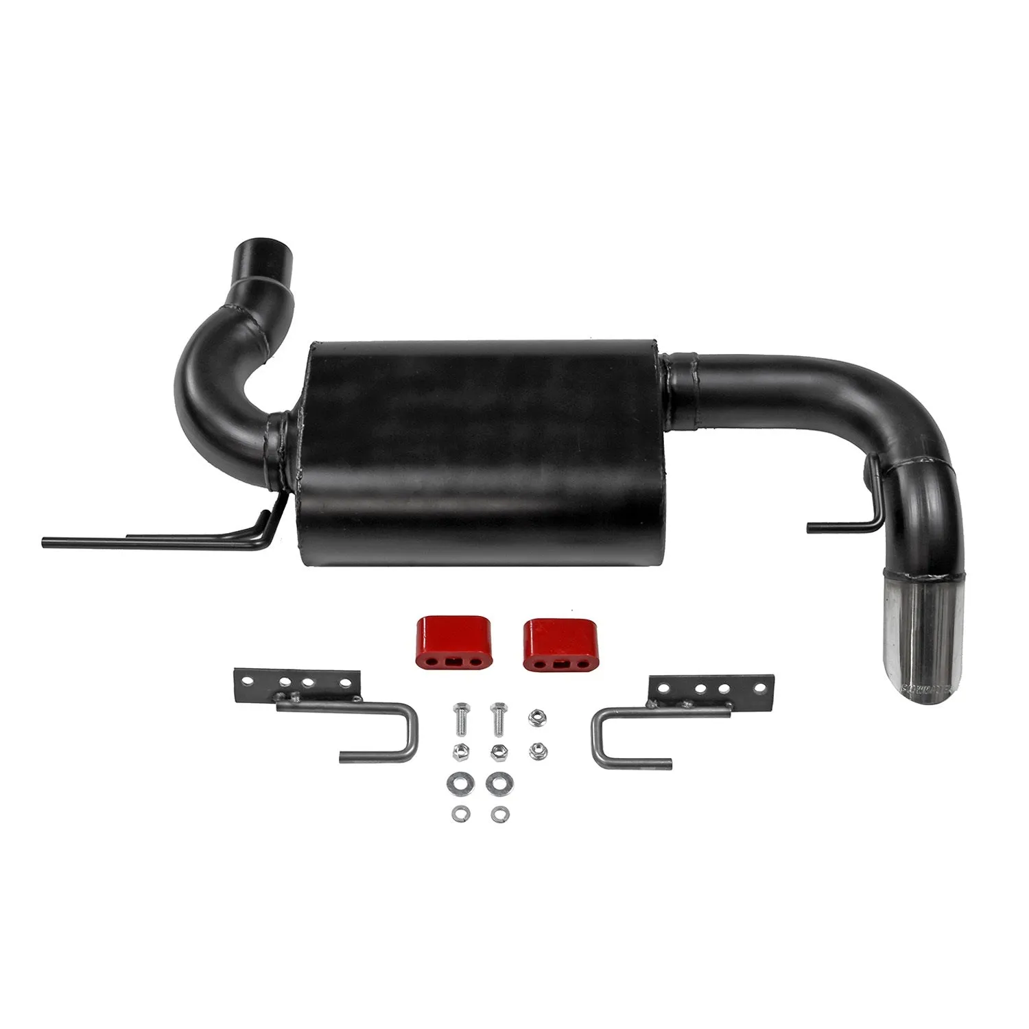Flowmaster American Thunder Axle-Back Exhaust System - 3 in Dia - Single Rear Exit - 3 in Polished Tips - Ford EcoBoost - Ford Midsize SUV 2021-22
