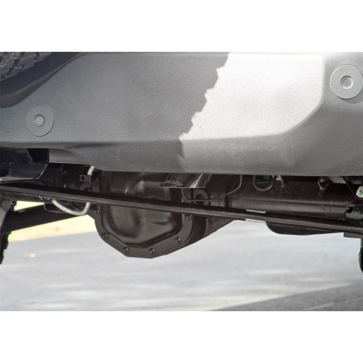 Flowmaster American Thunder Axle-Back Exhaust System - 3 in Dia - Single Rear Exit - 3 in Polished Tips - Ford EcoBoost - Ford Midsize SUV 2021-22