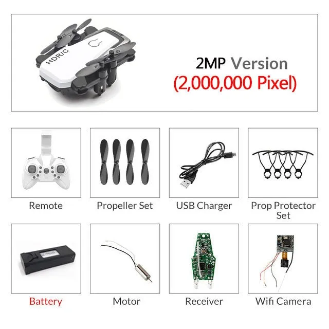 Foldable Mini Drone With RC Quadrocopter