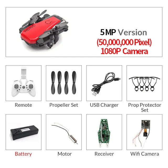 Foldable Mini Drone With RC Quadrocopter
