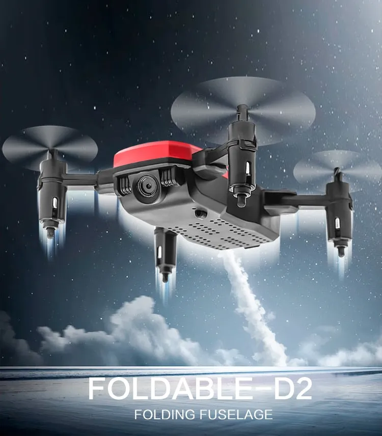 Foldable Mini Drone With RC Quadrocopter