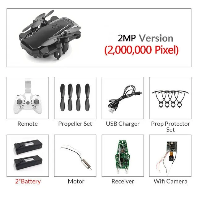 Foldable Mini Drone With RC Quadrocopter