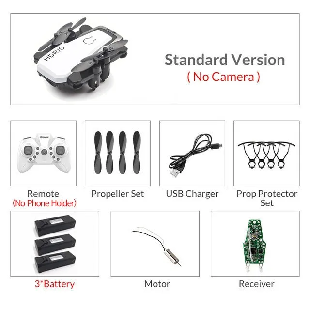 Foldable Mini Drone With RC Quadrocopter