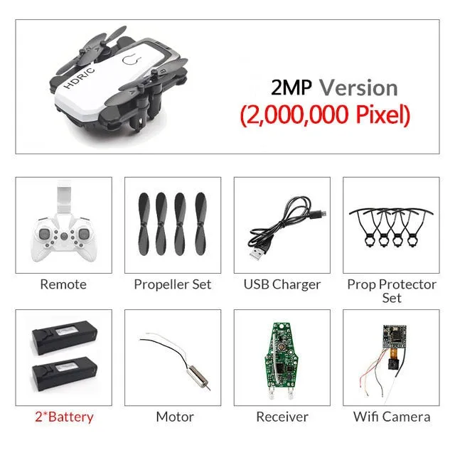 Foldable Mini Drone With RC Quadrocopter