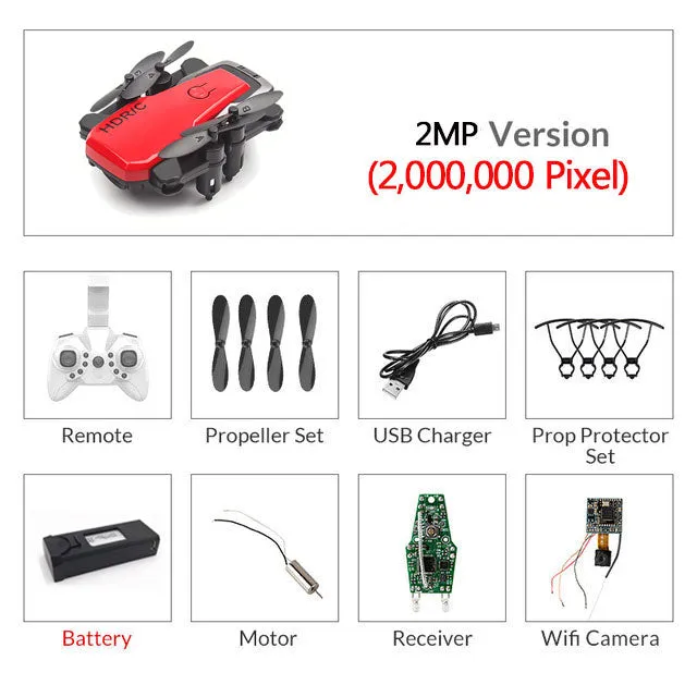 Foldable Mini Drone With RC Quadrocopter