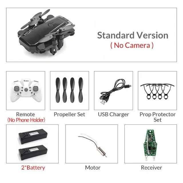 Foldable Mini Drone With RC Quadrocopter