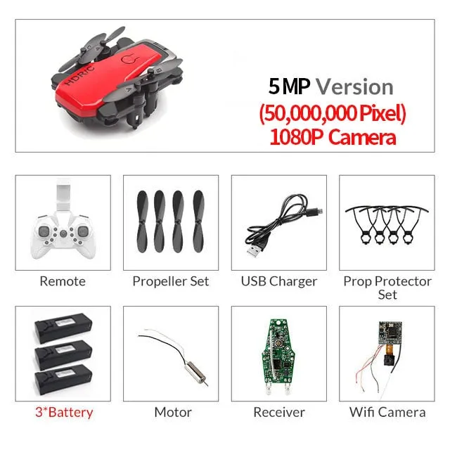 Foldable Mini Drone With RC Quadrocopter