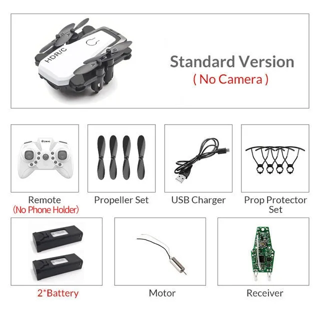 Foldable Mini Drone With RC Quadrocopter