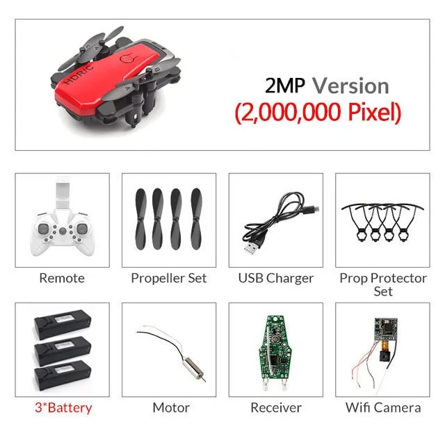 Foldable Mini Drone With RC Quadrocopter