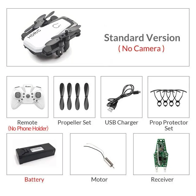 Foldable Mini Drone With RC Quadrocopter