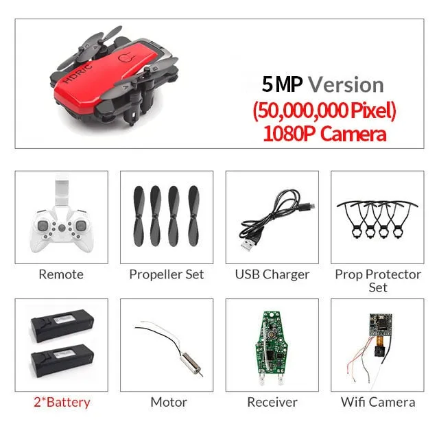 Foldable Mini Drone With RC Quadrocopter