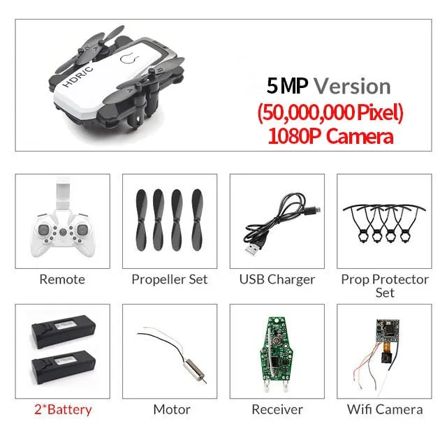 Foldable Mini Drone With RC Quadrocopter