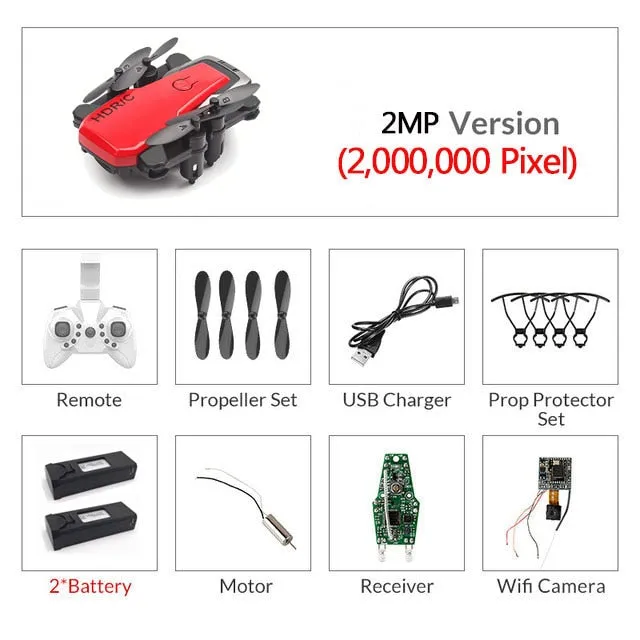 Foldable Mini Drone With RC Quadrocopter