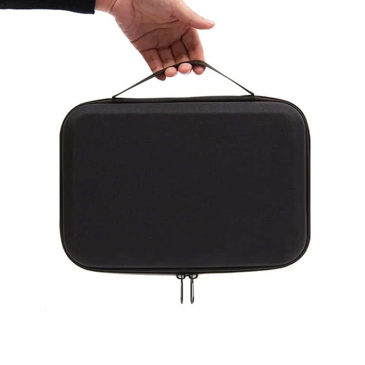 For DJI Mini 2 SE Shockproof Carrying Hard Case Storage Bag, Size: 21.5 x 29.5 x 10cm (Black Red)