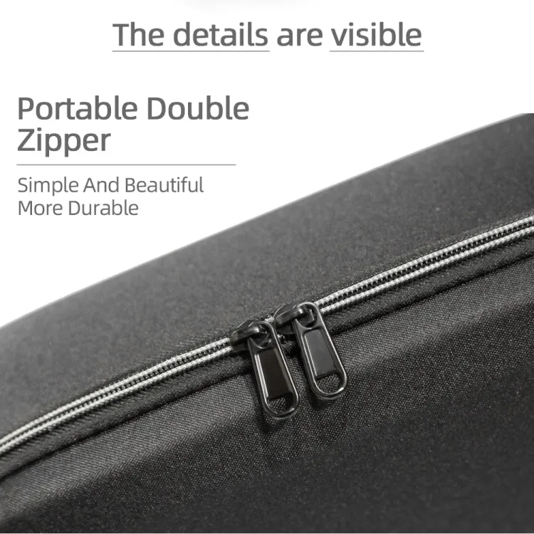 For DJI Mini 2 SE Square Shockproof Hard Case Carrying Storage Bag, Size: 28 x 23 x 10cm (Black)
