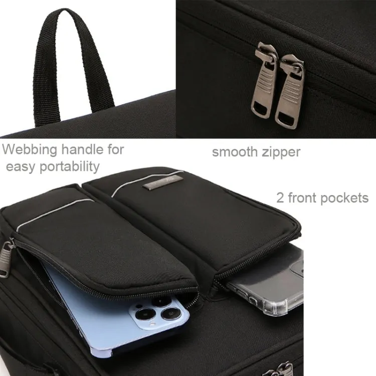 For DJI Mini 4 Pro BKANO Storage Bag Shoulder Bag Messenger Bag Suitcase(Black)
