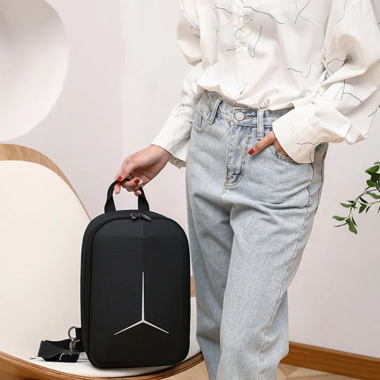 For DJI Mini 4 Pro Drone Chest Bag Backpack Crossbody Bag Storage Box(Black)