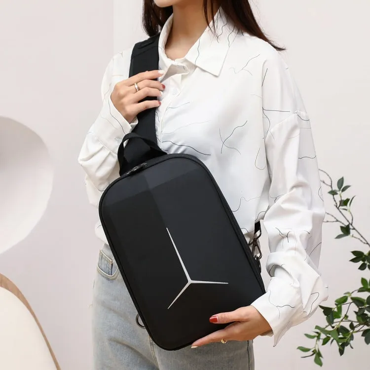 For DJI Mini 4 Pro Drone Chest Bag Backpack Crossbody Bag Storage Box(Black)
