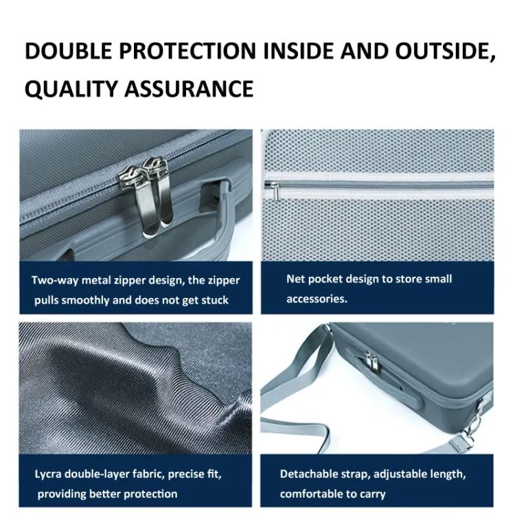 For DJI Mini 4 Pro / Mini 3 Pro LKTOP Carrying Case Waterproof Shoulder Bag Handbag, Style: Nylon