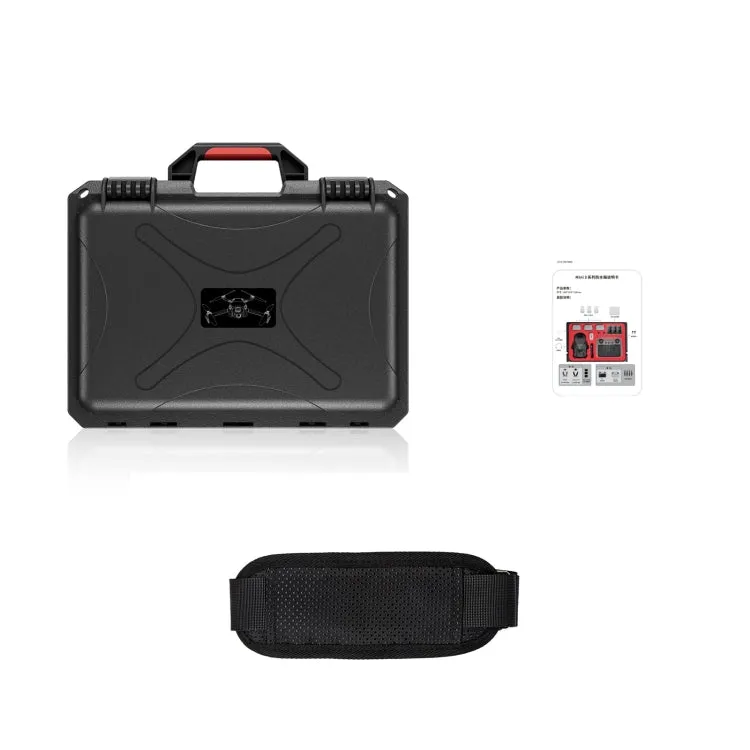 For DJI Mini 4 Pro STARTRC Drone Kit Waterproof ABS Suitcase Storage Box(Black Red)