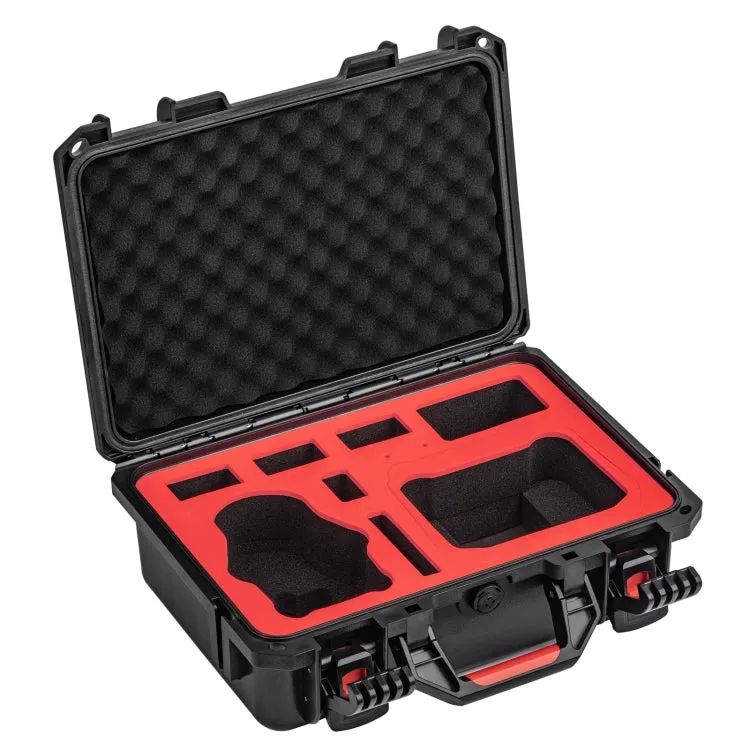 For DJI Mini 4 Pro STARTRC Drone Kit Waterproof ABS Suitcase Storage Box(Black Red)