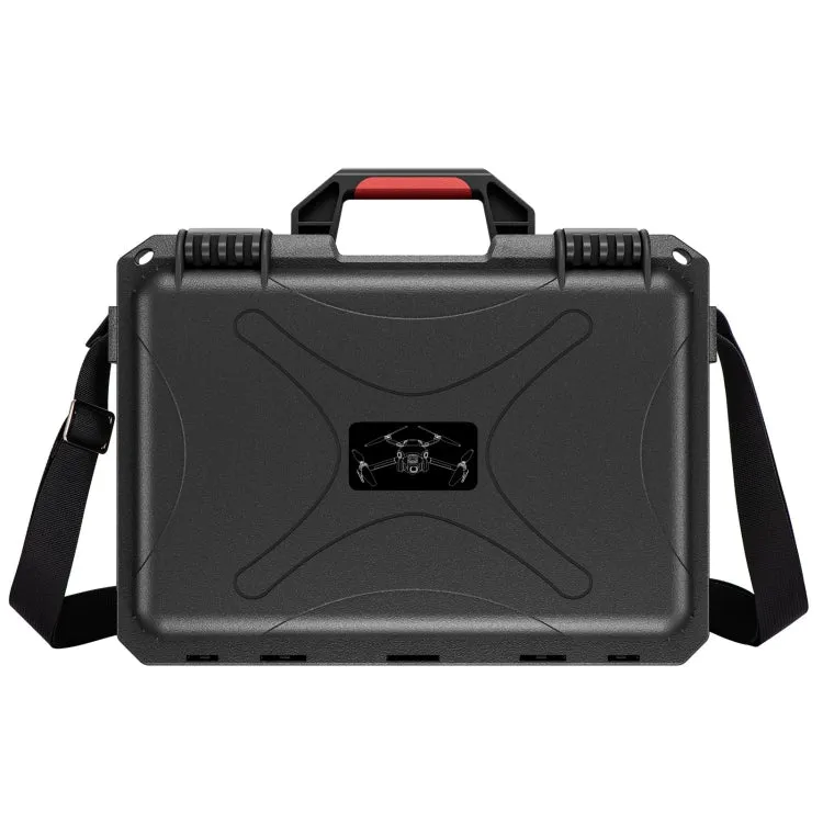 For DJI Mini 4 Pro STARTRC Drone Kit Waterproof ABS Suitcase Storage Box(Black Red)