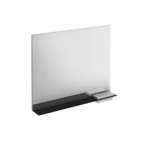 Frontline Structure 900mm Illuminated Mirror with Black Shelf & Storage Cases